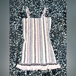 Scrunch stripe dress